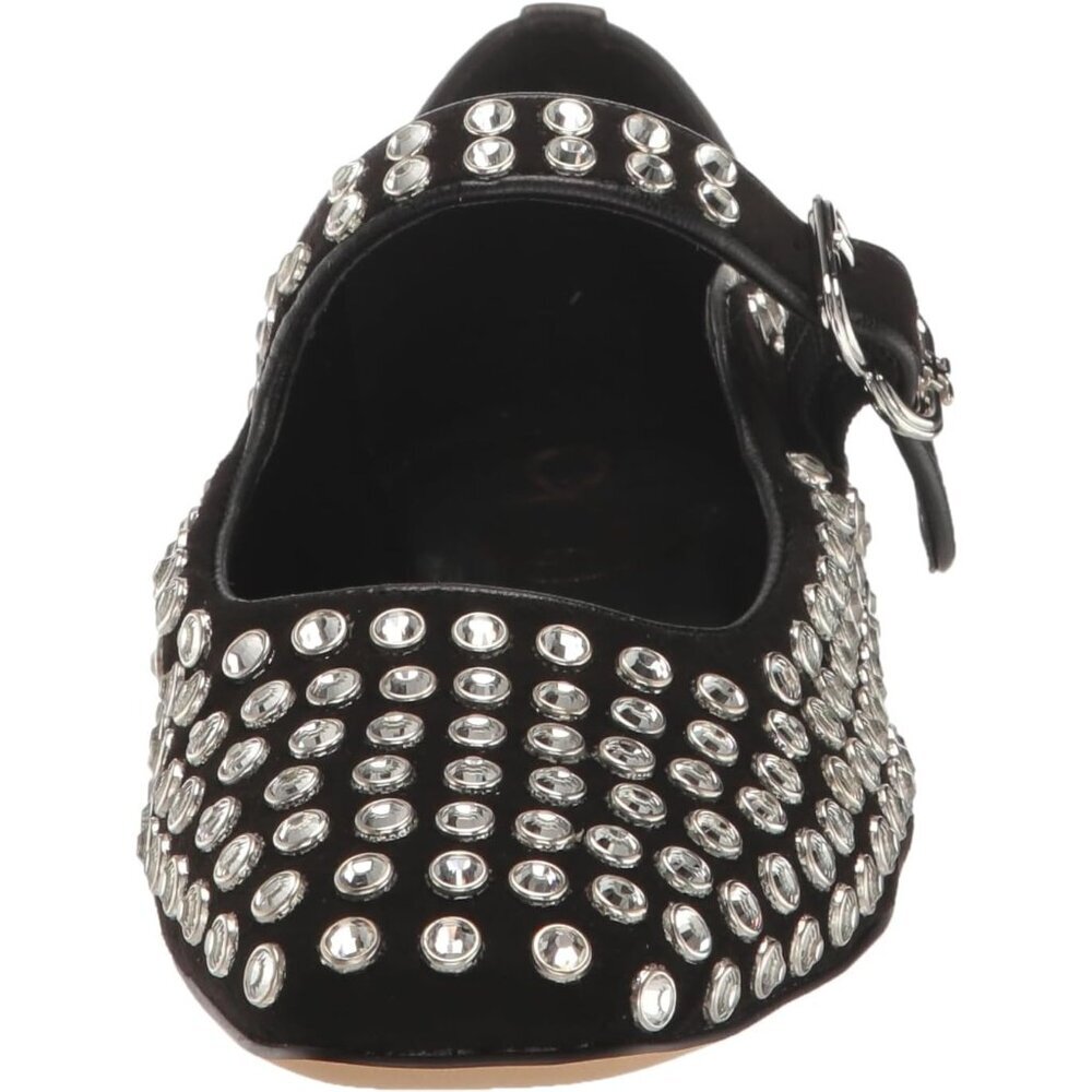 Sam Edelman Flat Shoes Women Black Suede Michaela Mary Jane Flat - Picture 2 of 10